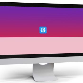 KDE abstract wallpaper box