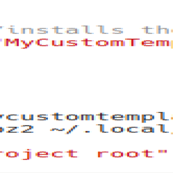 Template For KDevelop App Template
