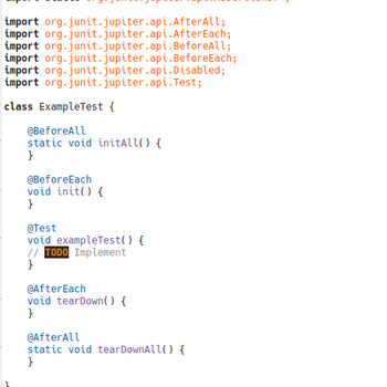 JUnit5 Test Template