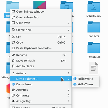 Simple Dolphin Service Menus