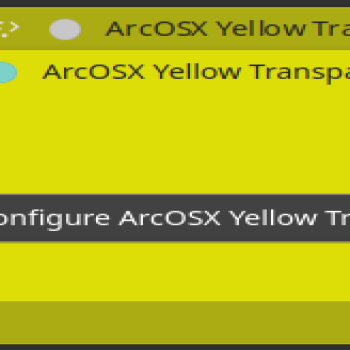 Arc OSX Yellow Transparent