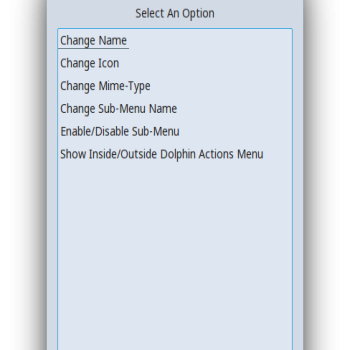 Customizable multi-action menu [ITA/ENG]