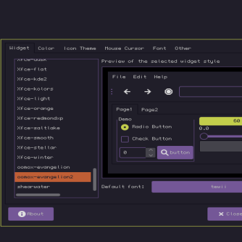 Evangelion GTK Theme