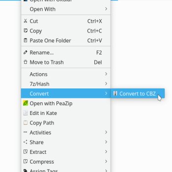 Convert CBRs to CBZs