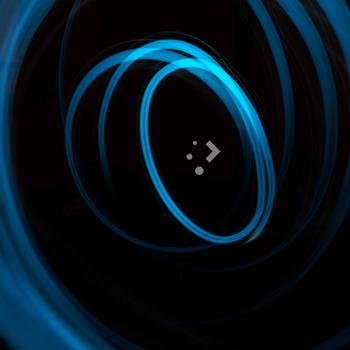 Blue Light Line Art 4K Wallpaper