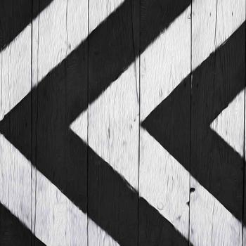Black and White Wall Strips 4K Wallpaper