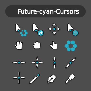 Future-cyan cursors