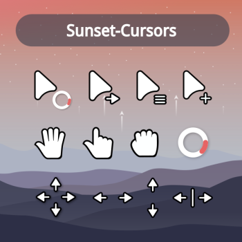 Sunset cursors