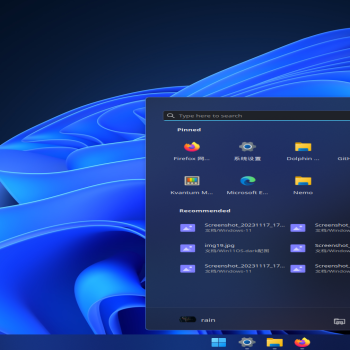 Windows11-dark Plasma Theme