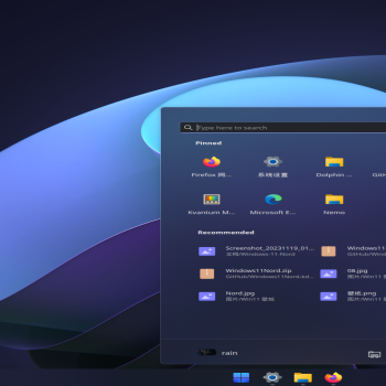 Win11OS-Nord Plasma Theme