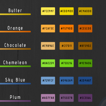 Tango Colors Palette restyle