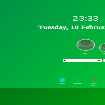 Beautiful_Green_Background_SDDM_Login