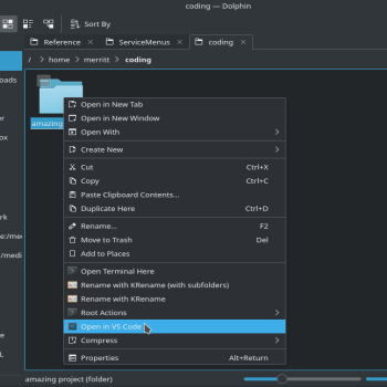 Open in VSCode / VS Code