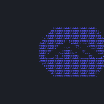 Alpine Neofetch ASCII wallpaper