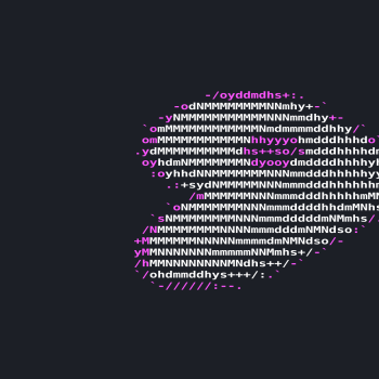 Gentoo neofetch ASCII wallpaper.