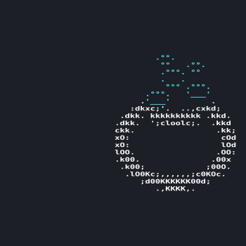 Mageia neofetch ASCII wallpaper.