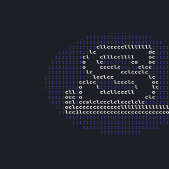 Slackware neofetch ASCII wallpaper.