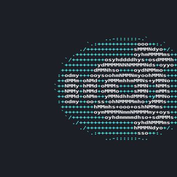 Ubuntu Studio neofetch ASCII wallpaper.