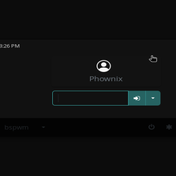 Antergos Minimal Dark LightDM Webkit2