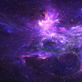 Coral Nebula Abstract Space  Neon plasma HD Desktop Photo