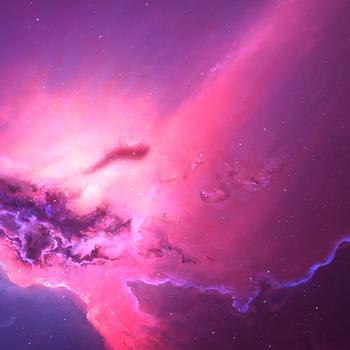 abPink Red Nebula Space Cosmos hd wallpaper