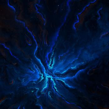 Abstract Space  Neon plasma HD Desktop Photo