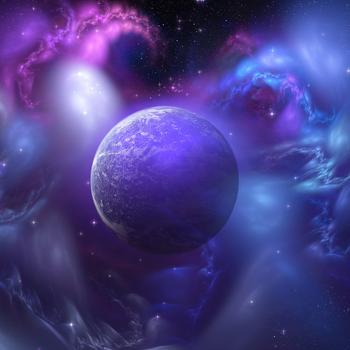 Abstract Space  Neon plasma HD Desktop Photo