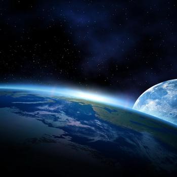 Space Universe Blue Starry Sky Art Design HD