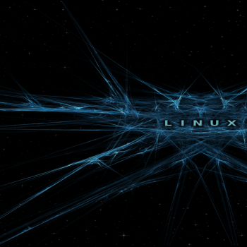 Blue Linux Space - 4K and HD