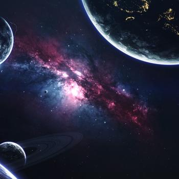 Galaxy Stars Planet Space Nebula Star Planet