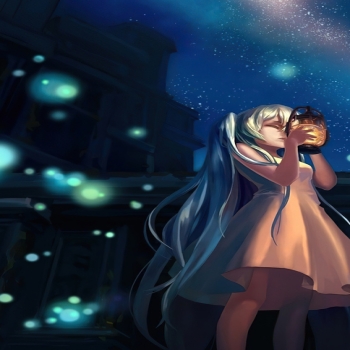 Hatsune Miku Vocaloid Anime Girl Art 4k