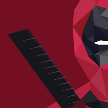 Deadpool Abstract Art
