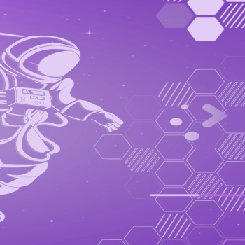 Astronaut Hexagons Plasma