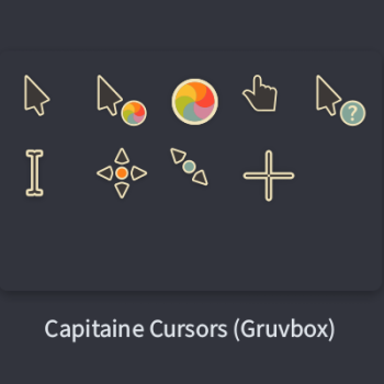 Capitaine Cursors [Gruvbox/Nord/Palenight]