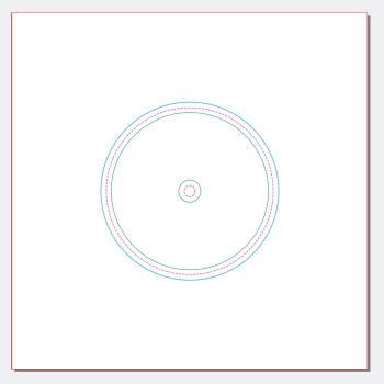 12 Inch Vinyl Center Label