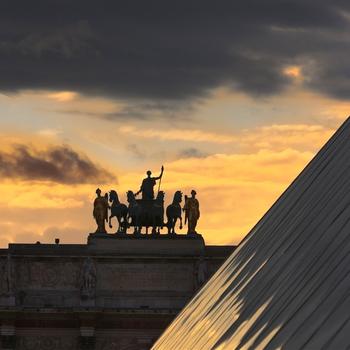 Arc de Triomphe of Carrousel Louvre Pyramid