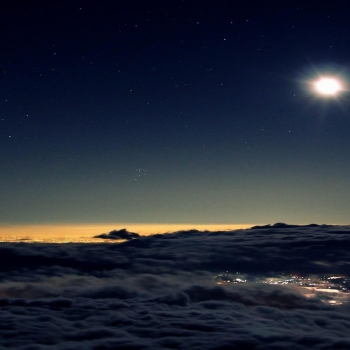 Night Sky Moon Japan Nature