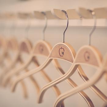 Clothes hanging in store Design