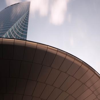 Blue building during day Design