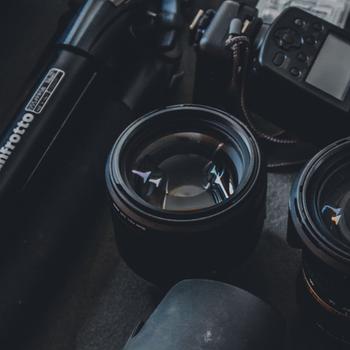 Selective Focus Photography of Dslr Camera Parts