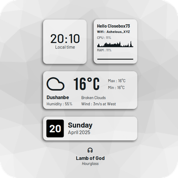 Shelyak - Conky theme