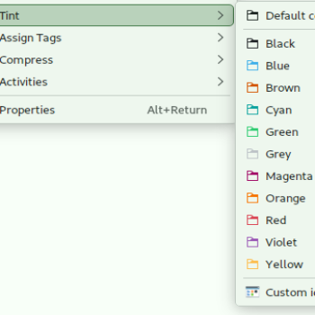 Color Folder and Custom Icon