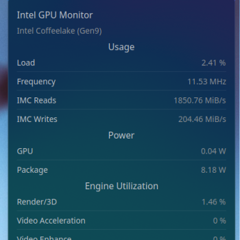 Intel GPU Monitor