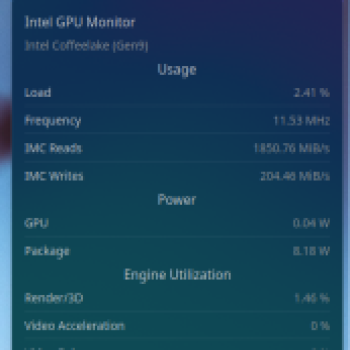 Intel GPU Monitor