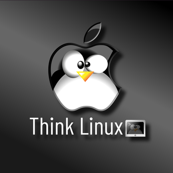 Tux Apple Think Linux