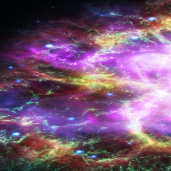 potw1720a - Crab on LCD - Crab Nebula