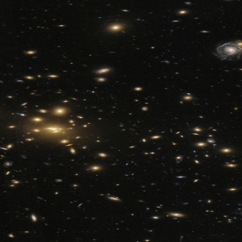 heic1801a - Galactic Pinball - Abell1758