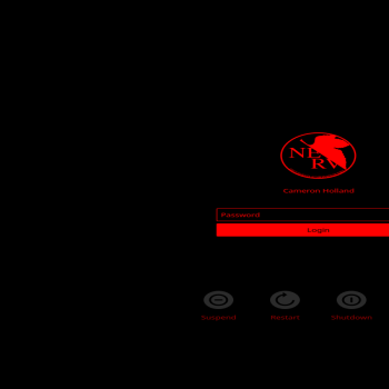SDDM-Monochrome-Red