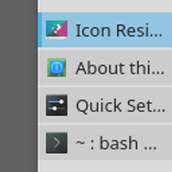Icon-Resizable Icons-and-Text Task Manager