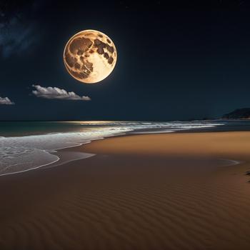 Moon night wallpaper